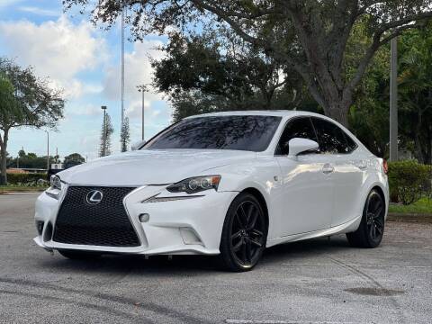 2015 Lexus IS 250 for sale at SOUTH FLORIDA AUTO in Hollywood FL