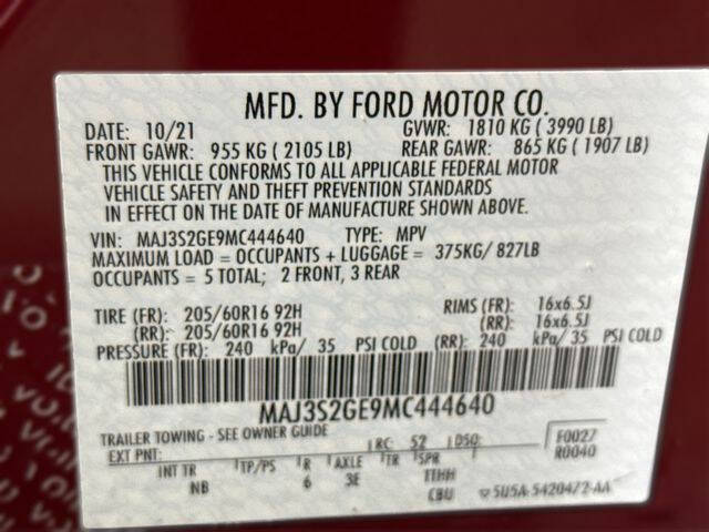 2021 Ford EcoSport SE