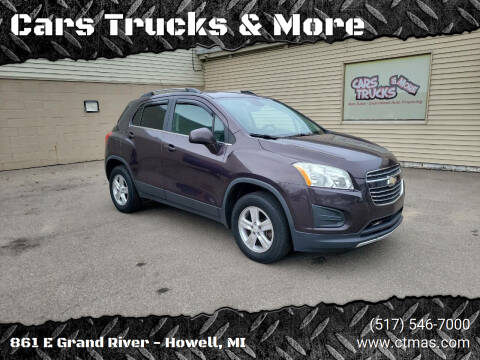 2016 Chevrolet Trax for sale at Cars Trucks & More in Howell MI