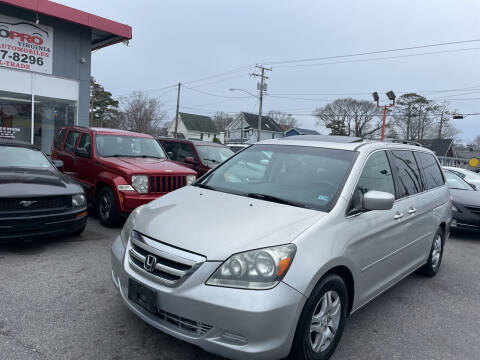 2007 Honda Odyssey for sale at AutoPro Virginia LLC in Virginia Beach VA