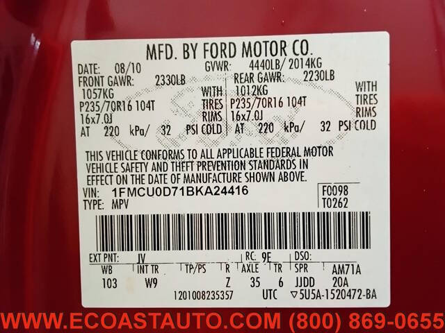 2011 Ford Escape XLT