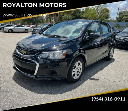 2020 Chevrolet Sonic for sale at ROYALTON MOTORS in Plantation FL