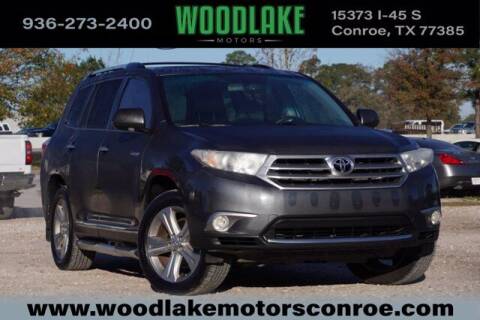 2012 Toyota Highlander for sale at WOODLAKE MOTORS in Conroe TX