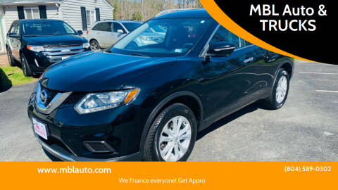 2015 Nissan Rogue for sale at MBL Auto & TRUCKS in Woodford VA