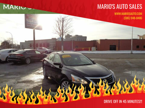 2015 Nissan Altima for sale at MARIO'S AUTO SALES in Mount Clemens MI
