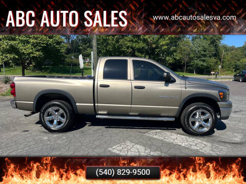 2007 Dodge Ram 1500 for sale at ABC Auto Sales - Barboursville Location in Barboursville VA