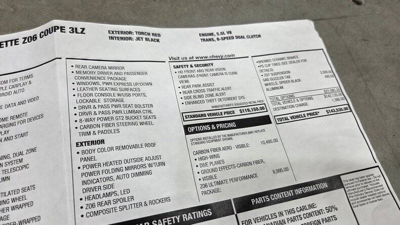 2023 Chevrolet Corvette Z06