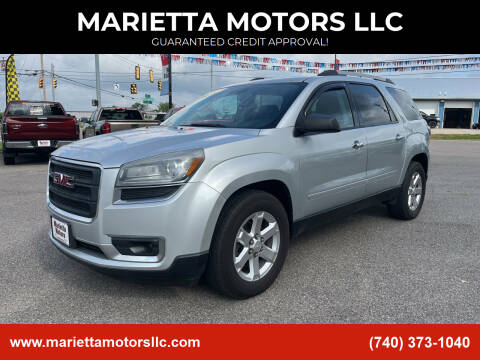 2014 GMC Acadia for sale at MARIETTA MOTORS LLC in Marietta OH
