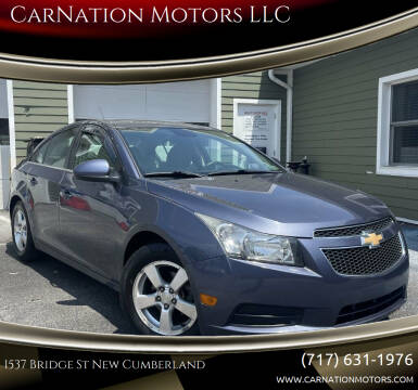 2013 Chevrolet Cruze for sale at CarNation Motors LLC - New Cumberland Location in New Cumberland PA