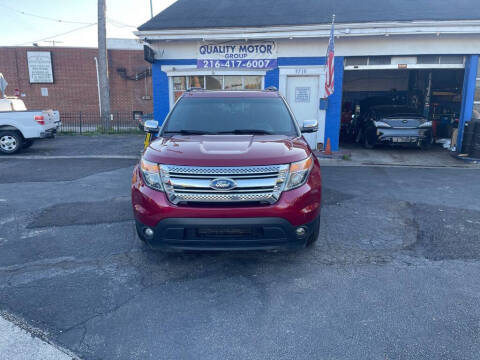 2013 Ford Explorer for sale at Quality Motor Group in Cleveland OH