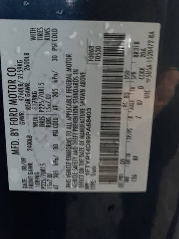 2009 Ford Ranger XLT