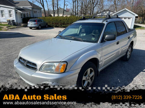 2005 Subaru Baja for sale at ABA Auto Sales in Bloomington IN