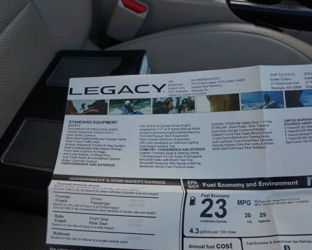 2016 Subaru Legacy 3.6R Limited