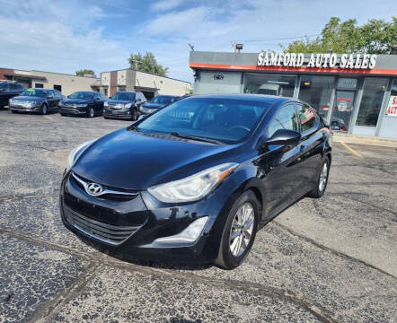 2014 Hyundai Elantra for sale at Samford Auto Sales in Riverview MI
