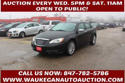 2012 Chrysler 200 for sale at Waukegan Auto Auction in Waukegan IL