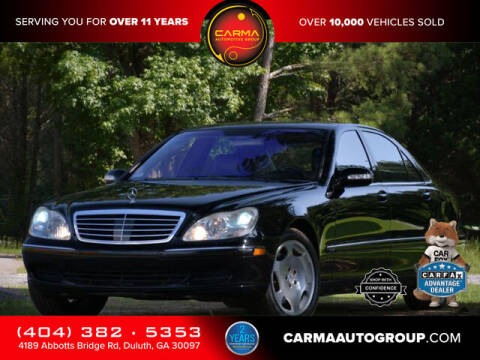 2004 Mercedes-Benz S-Class for sale at Carma Auto Group in Duluth GA