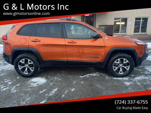 2015 Jeep Cherokee for sale at G & L Motors Inc in New Kensington PA