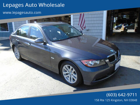 2007 BMW 3 Series for sale at Lepages Auto Wholesale in Kingston NH