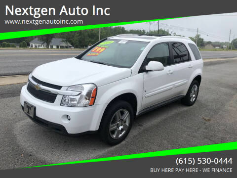 2009 Chevrolet Equinox for sale at Nextgen Auto Inc in Smithville TN