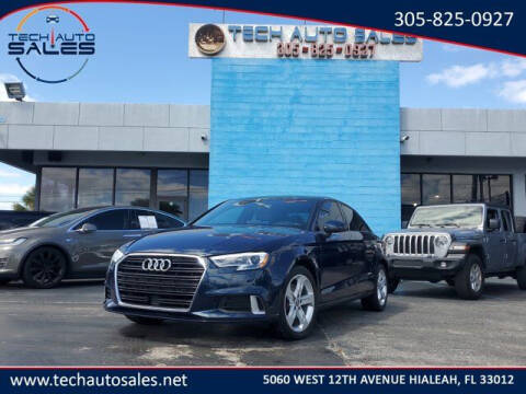 2018 Audi A3 for sale at Tech Auto Sales in Hialeah FL