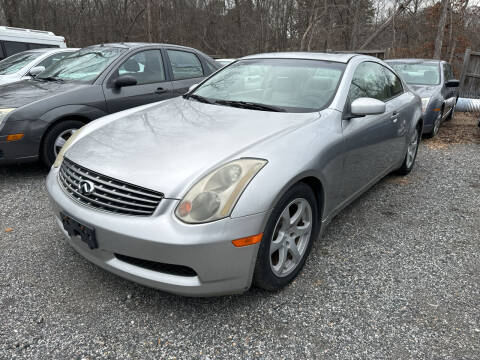 2005 Infiniti G35 for sale at CERTIFIED AUTO SALES in Severn MD