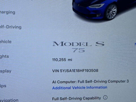 2017 Tesla Model S 75