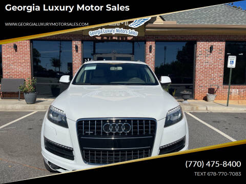 2014 Audi Q7 for sale at Georgia Luxury Motor Sales in Cumming GA