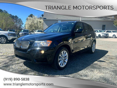 2013 BMW X3 for sale at Triangle Motorsports in Cary NC