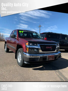 2007 GMC Canyon for sale at Quality Auto City Inc. in Laramie WY