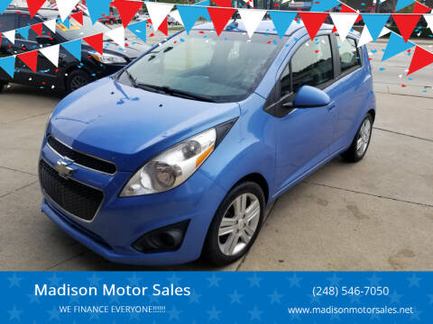 2014 Chevrolet Spark for sale at Madison Motor Sales in Madison Heights MI