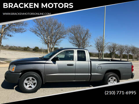 2006 Dodge Dakota for sale at BRACKEN MOTORS in San Antonio TX