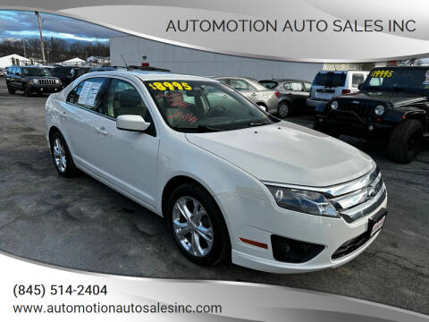 2012 Ford Fusion for sale at Automotion Auto Sales Inc in Kingston NY