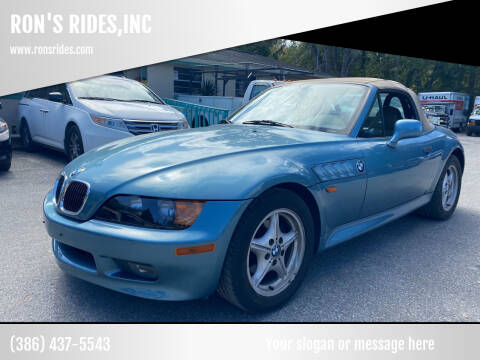 1998 BMW Z3 for sale at RON'S RIDES,INC in Bunnell FL