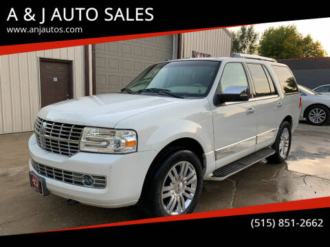 2008 Lincoln Navigator for sale at A & J AUTO SALES in Eagle Grove IA