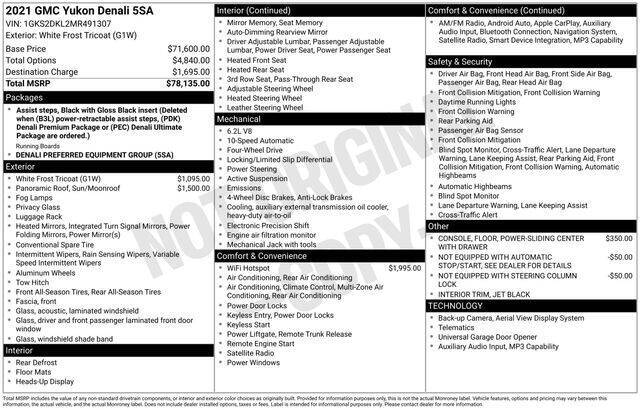 2021 GMC Yukon Denali