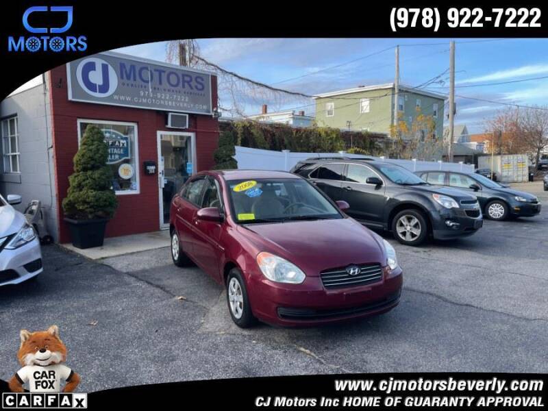 2008 Hyundai Accent for sale at CJ Motors Inc. in Beverly MA