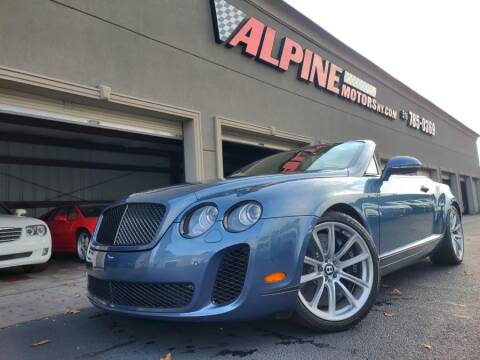 2011 Bentley Continental for sale at Alpine Motors Certified Pre-Owned in Wantagh NY