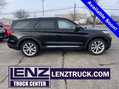 2022 Ford Explorer for sale at LENZ TRUCK CENTER in Fond Du Lac WI