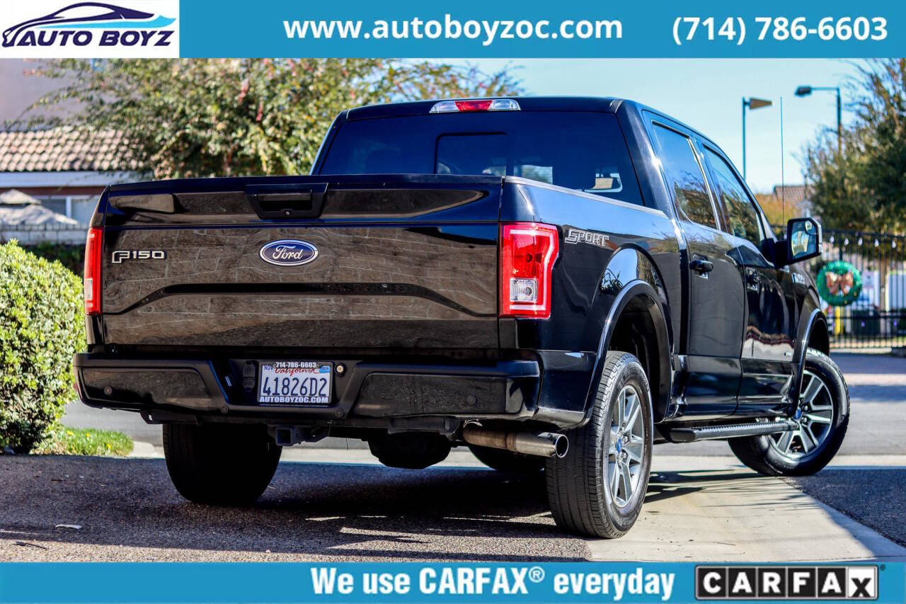 2016 Ford F-150 for sale at Auto Boyz in Garden Grove, CA