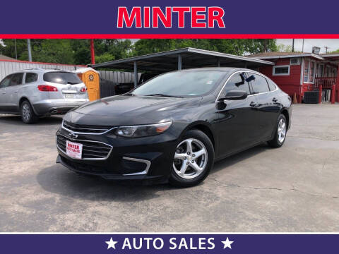 2018 Chevrolet Malibu for sale at Minter Auto Sales in South Houston TX