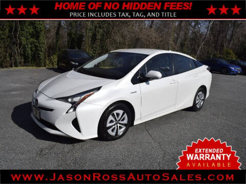 2018 Toyota Prius for sale at Jason Ross Auto Sales in Burlington NC