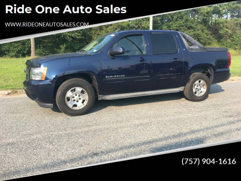 2010 Chevrolet Avalanche for sale at Ride One Auto Sales in Norfolk VA