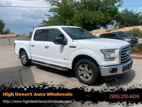 2016 Ford F-150 for sale at High Desert Auto Wholesale in Albuquerque NM