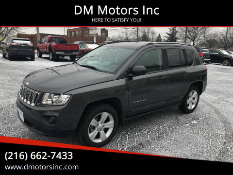 2016 Jeep Compass for sale at DM Motors Inc in Maple Heights OH