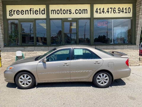 2003 Toyota Camry for sale at GREENFIELD MOTORS in Milwaukee WI