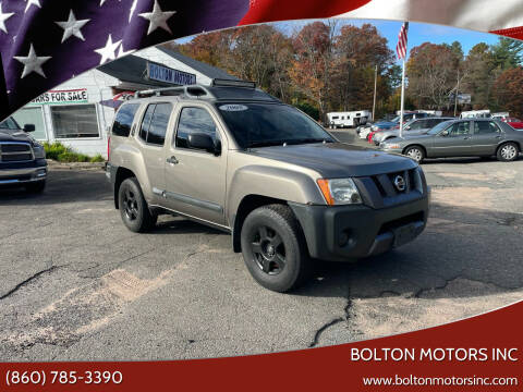 2005 Nissan Xterra for sale at BOLTON MOTORS INC in Bolton CT