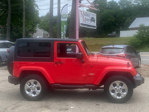 2013 Jeep Wrangler for sale at Madbury Motors in Madbury NH