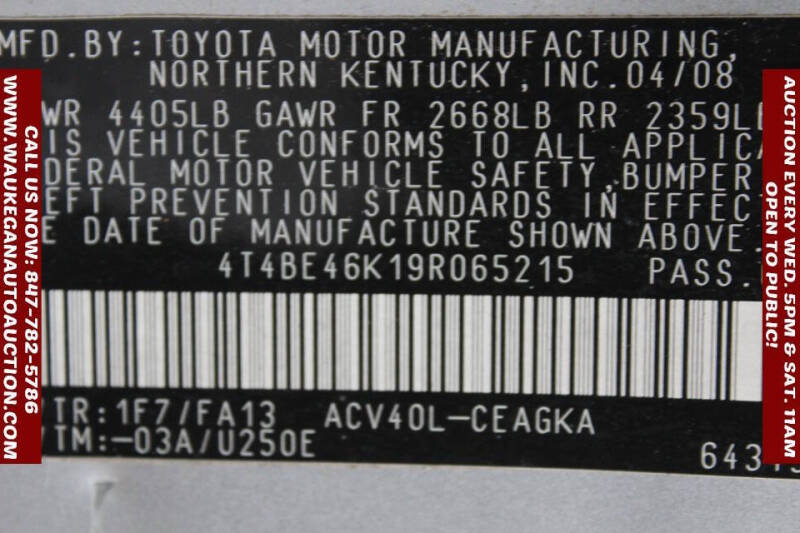 2009 Toyota Camry XLE