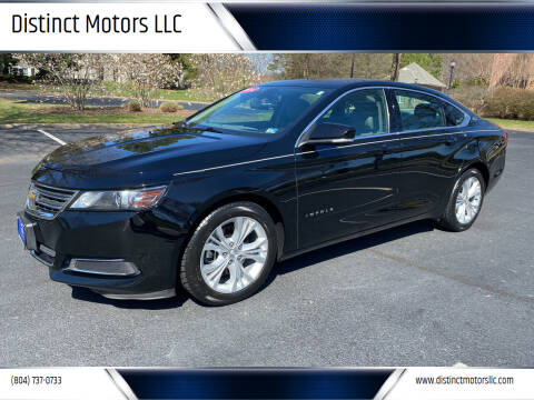2014 Chevrolet Impala for sale at Distinct Motors LLC in Mechanicsville VA