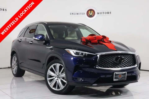 2022 Infiniti QX50 for sale at INDY'S UNLIMITED MOTORS - UNLIMITED MOTORS in Westfield IN